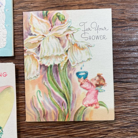 Lot of Kitsch Shower Cards and Wedding Cards - Picture 13 of 16